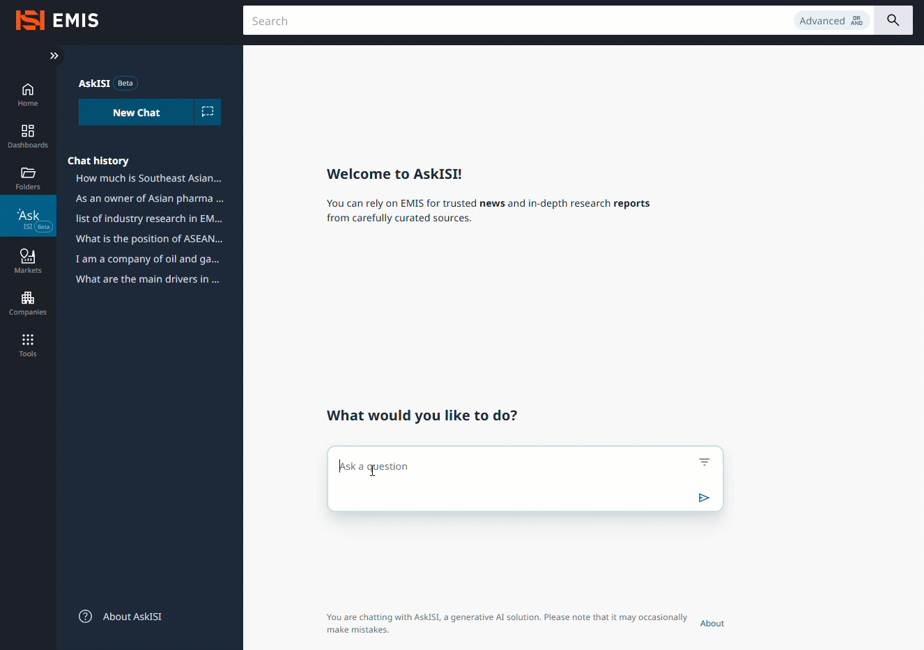 AskISI EMIS Example GIF