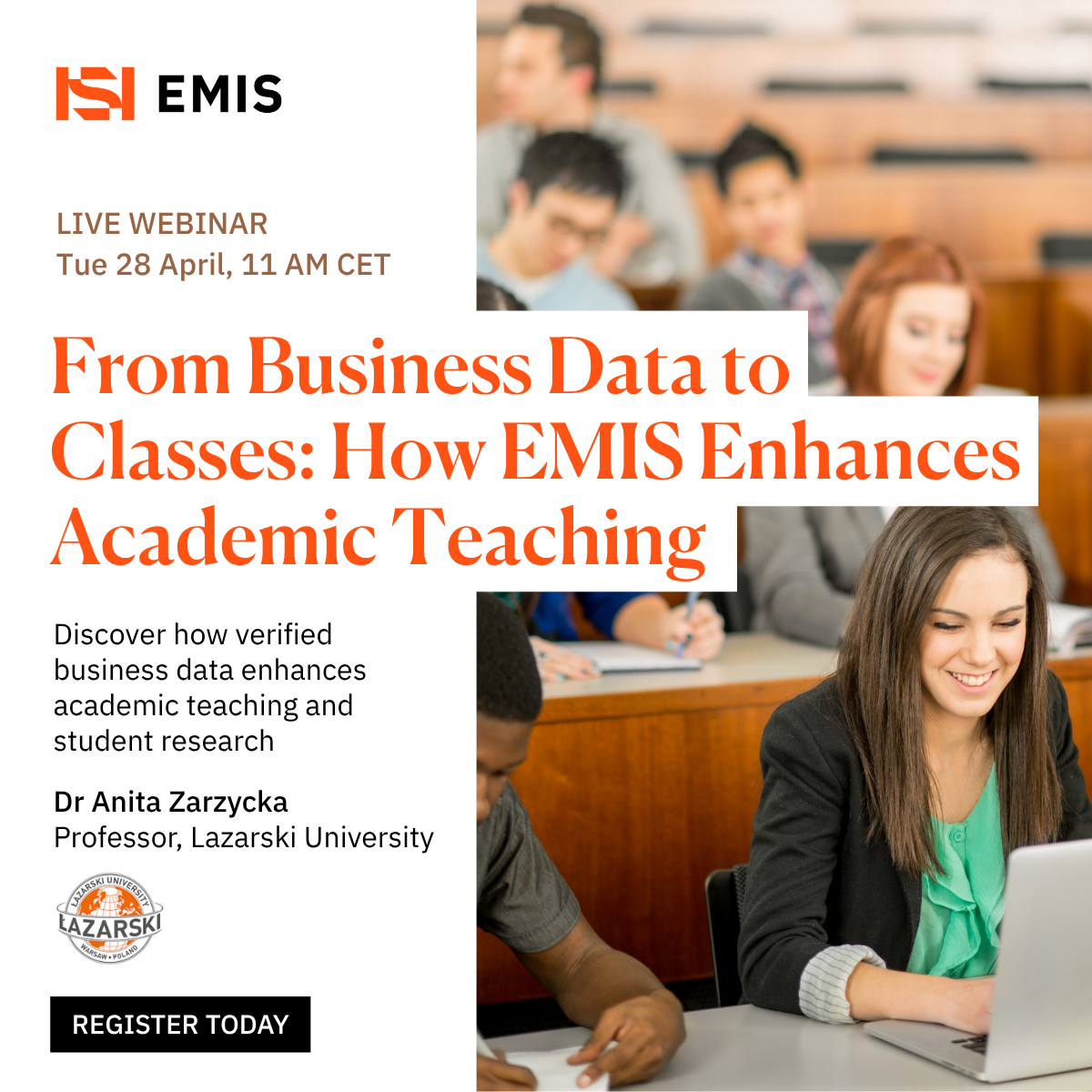 EMIS Webinar On Demand - From Business Data to Classes